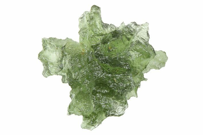 Green Moldavite Tektite ( g) - Besednice, Czech Republic #376328